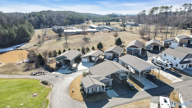 drone / aerial view featuring a residential view