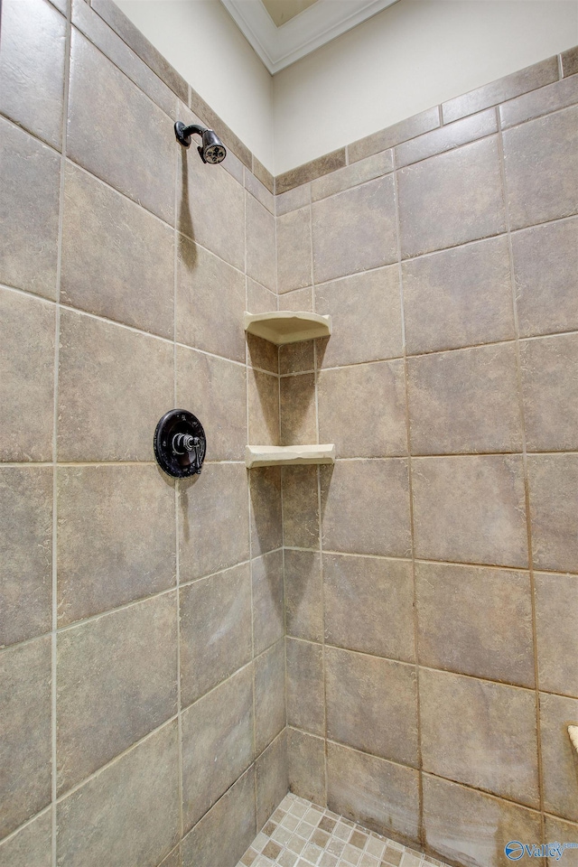 full bathroom featuring a tile shower