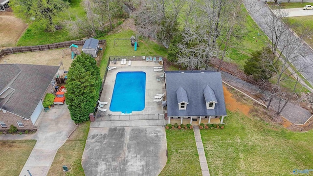 drone / aerial view