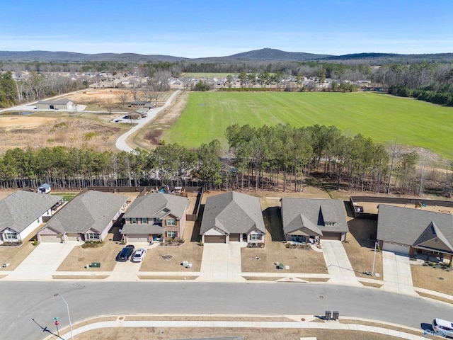 138 Barlow Way, Owens Cross Roads, AL 35763 - birds eye view of property with a residential view and a mountain view