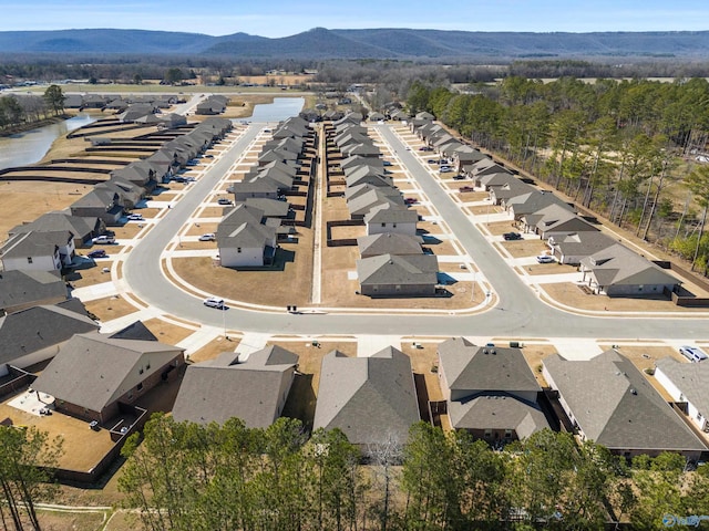 138 Barlow Way, Owens Cross Roads, AL 35763 - drone / aerial view with a residential view and a water and mountain view