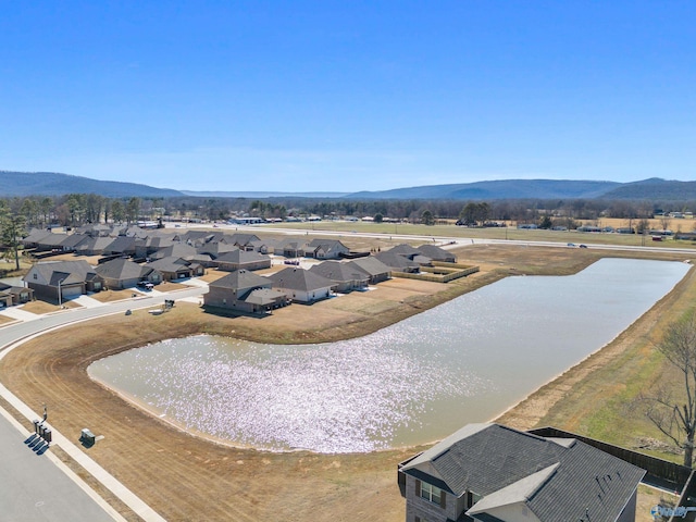 138 Barlow Way, Owens Cross Roads, AL 35763 - drone / aerial view with a water and mountain view and a residential view