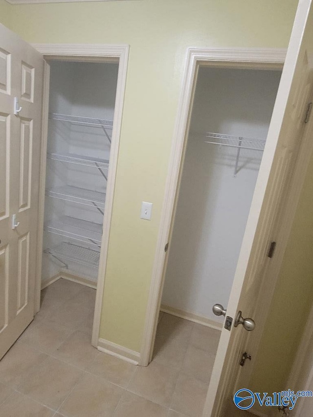 view of closet