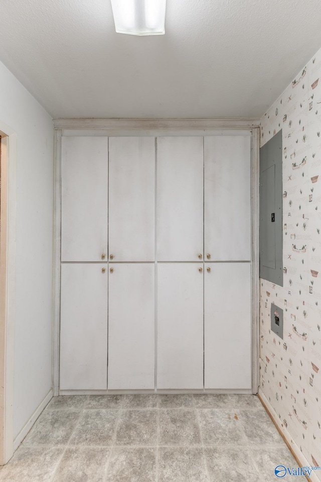 closet with electric panel