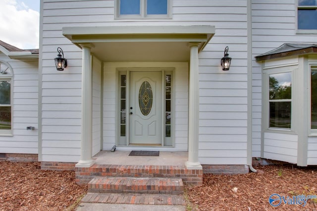 view of property entrance