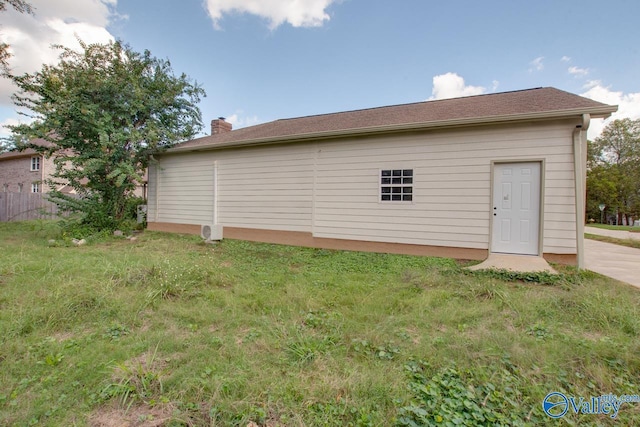 119 Victoria Dr, Madison, AL 35758 - back of house with a yard and a chimney