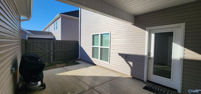 view of patio / terrace with grilling area