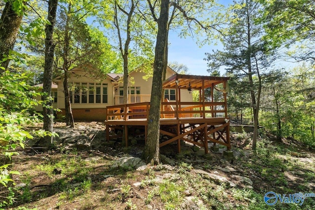 view of deck