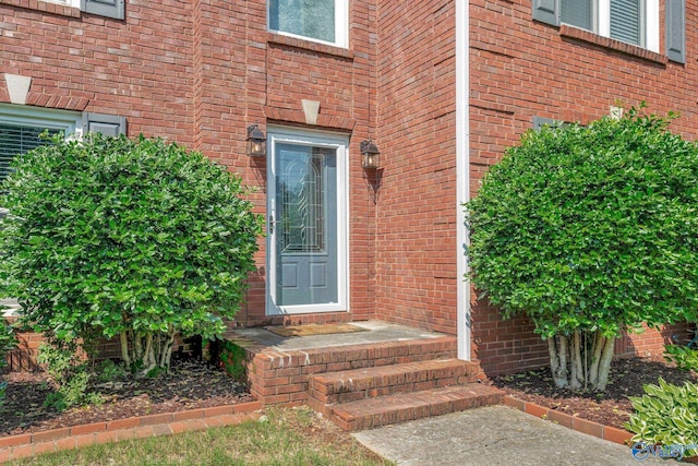 133 Raccoon Trce, Huntsville, AL 35806 - entrance to property featuring brick siding