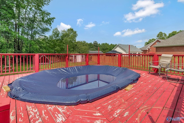 133 Raccoon Trce, Huntsville, AL 35806 - view of wooden terrace