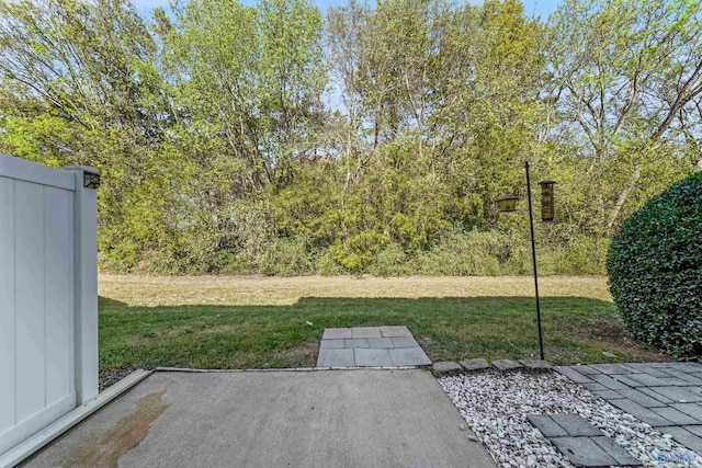 232 Falling Water Ln, Madison, AL 35756 - view of grassy yard featuring a patio area
