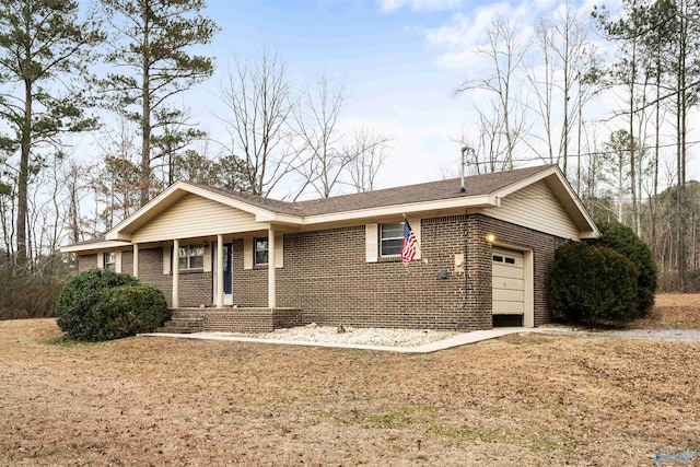 ranch-style house with a garage