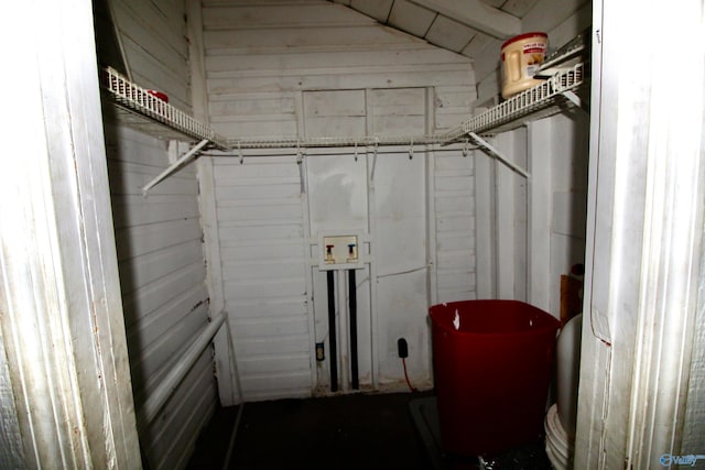 view of storage area