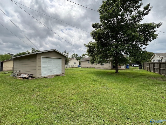 1300 7th Ave, Athens, AL 35611 - view of yard with a detached garage and an outbuilding