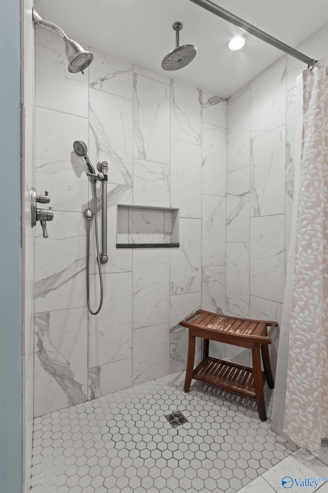 full bath featuring a stall shower