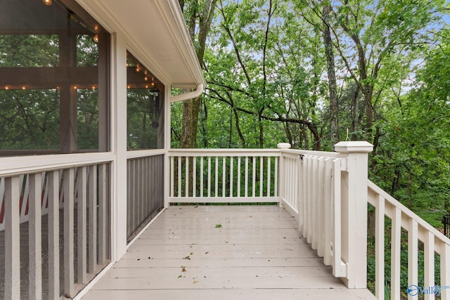 view of deck