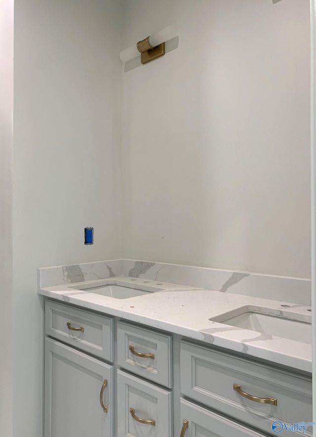 3017 Lisa Ln SE, Decatur, AL 35603 - bathroom with double vanity