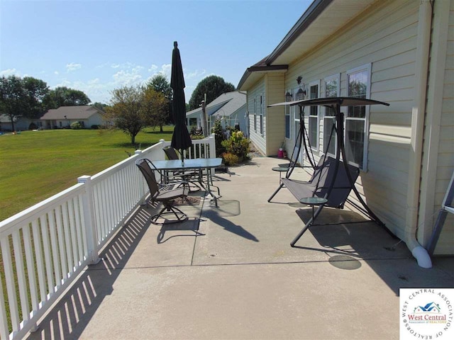 view of patio / terrace