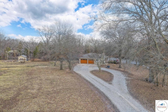 exterior space with driveway