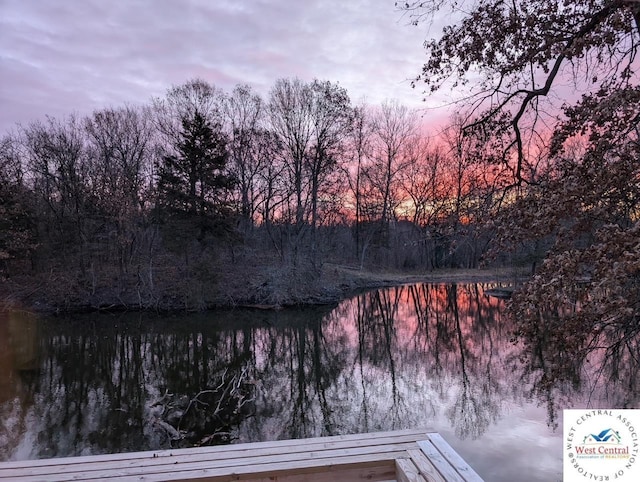 property view of water