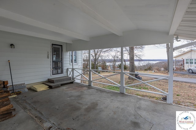 view of patio with entry steps