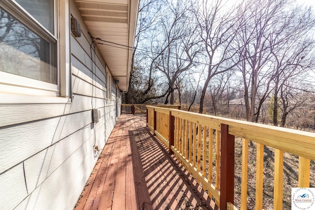 view of deck