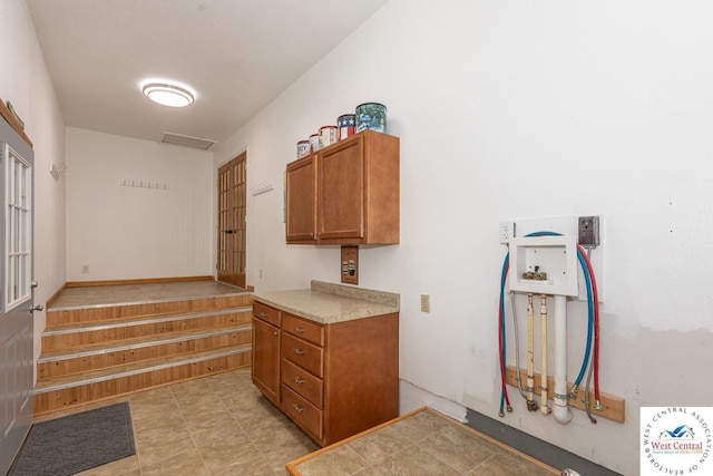 view of laundry room