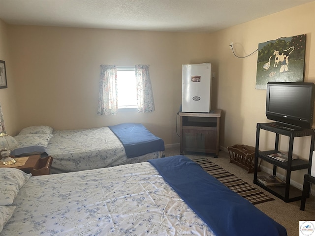 bedroom featuring baseboards and carpet flooring