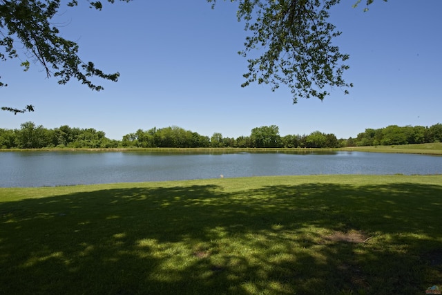 view of water feature