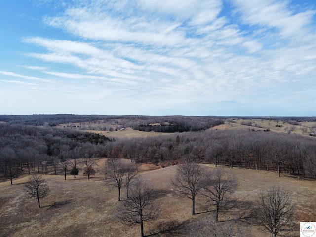 exterior space with a rural view