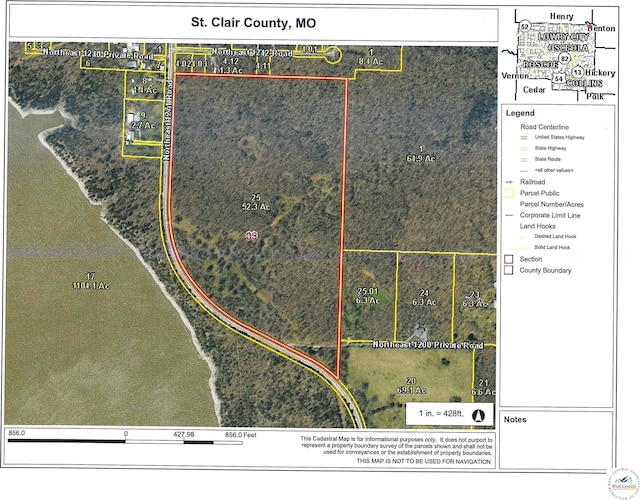 ? Ne 1271, Osceola MO, 64776 land for sale