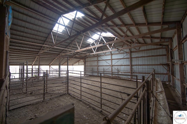 view of stable