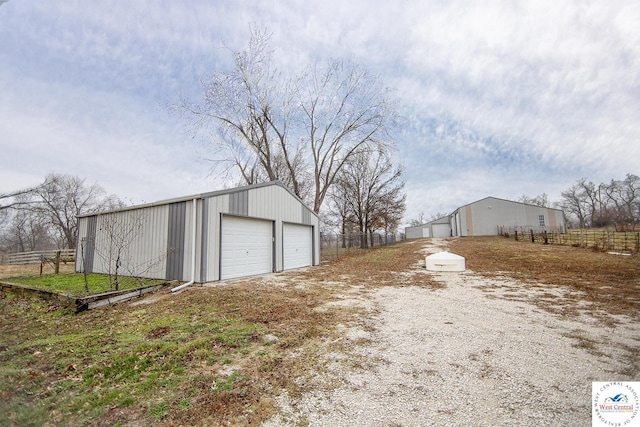 exterior space with fence