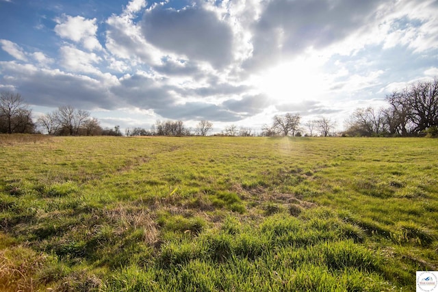 view of landscape with a rural view