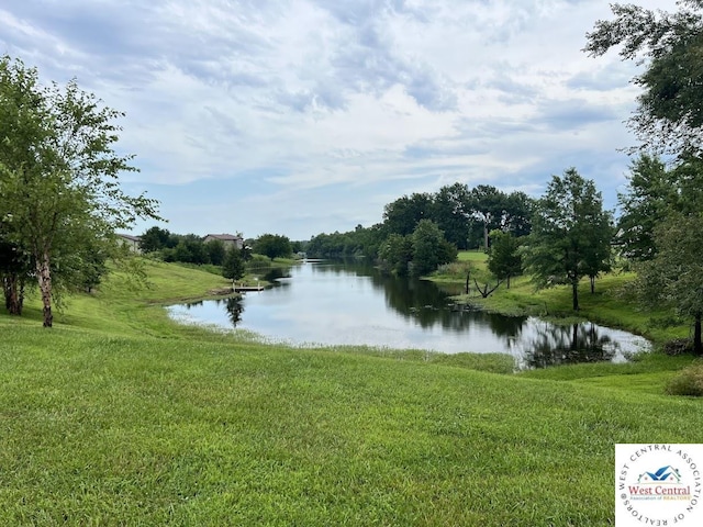 property view of water