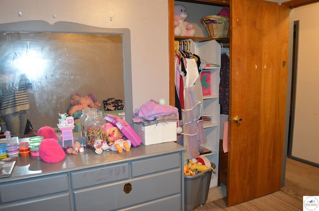 view of closet