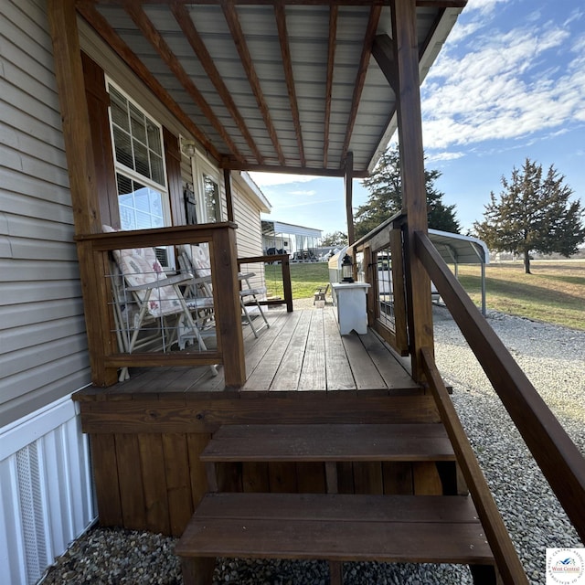 33039 Hilty Ave, Warsaw, MO 65355 - view of wooden deck