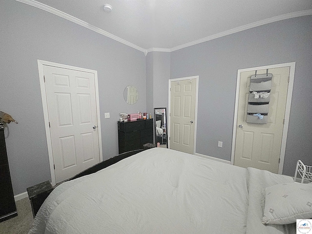 1012 E 7th St, Sedalia, MO 65301 - bedroom with crown molding and baseboards