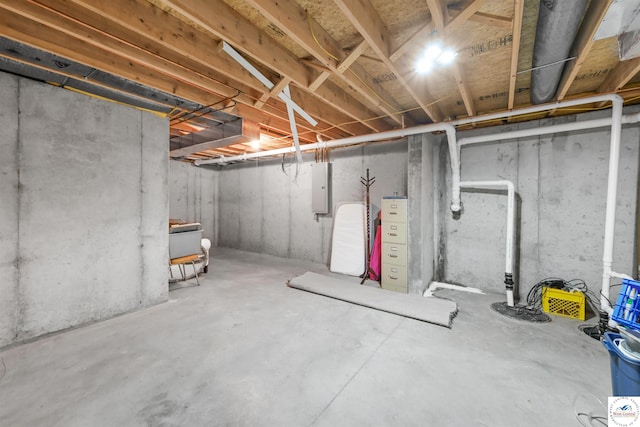 56 NW 247th Rd, Clinton, MO 64735 - unfinished basement featuring electric panel and drainage system