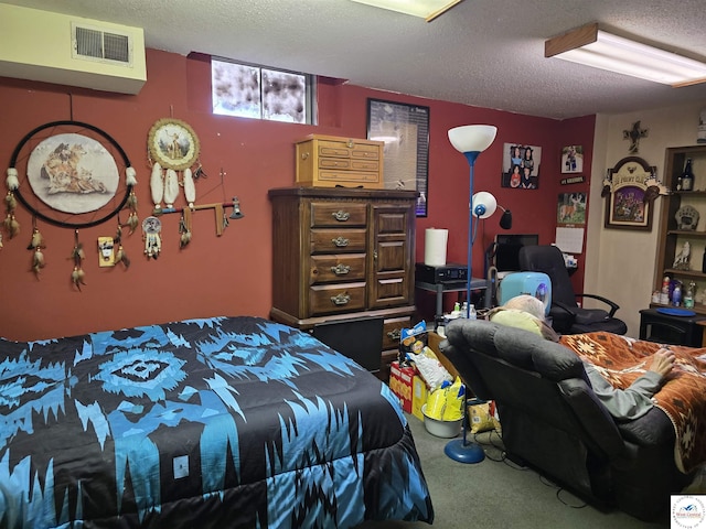 17509 Snowcap Loop, Warsaw, MO 65355 - carpeted bedroom featuring a textured ceiling and visible vents