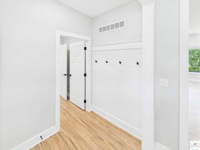 1248 Rich Blvd, Warrensburg, MO 64093 - hall with baseboards and light wood-type flooring