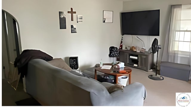 107 W Benton St, Clinton, MO 64735 - living area featuring carpet