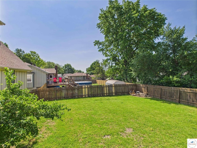 view of yard