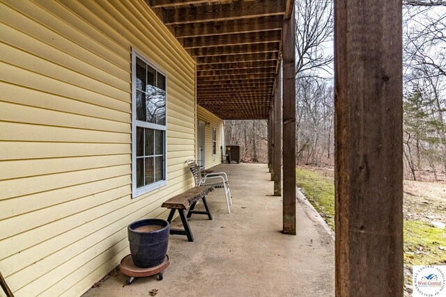 25733 Macks Ave, Warsaw, MO 65355 - view of patio / terrace featuring central AC unit