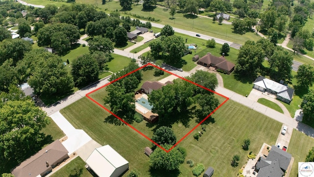 1903 E Alfresco St, Clinton, MO 64735 - view of property location with property parcel outlined