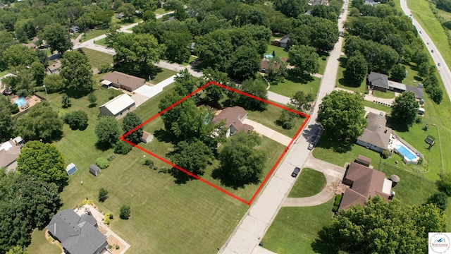 1903 E Alfresco St, Clinton, MO 64735 - view of property location featuring property boundaries highlighted
