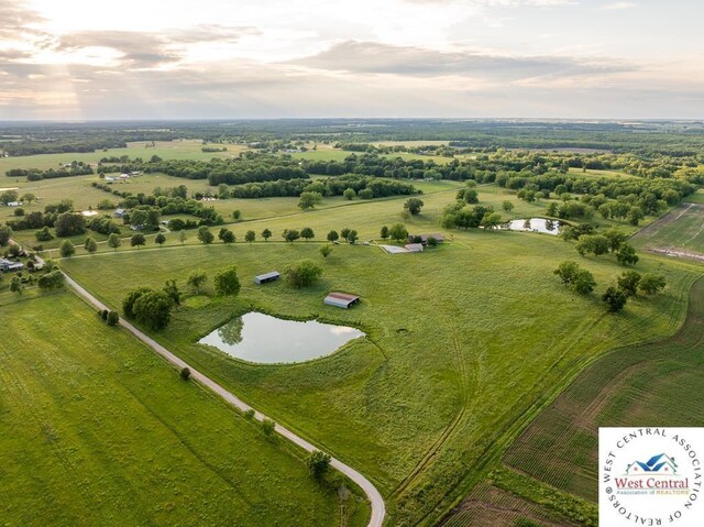 662 W 6th St, Schell City, MO 64783 - view of rural area featuring a nearby body of water