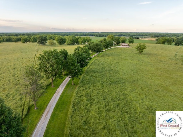662 W 6th St, Schell City, MO 64783 - aerial view at dusk of a rural view