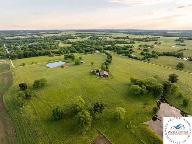 662 W 6th St, Schell City, MO 64783 - overview of rural landscape featuring a large body of water