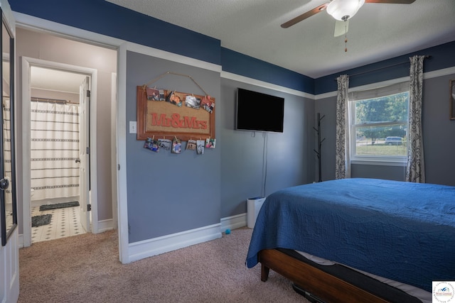 416 W Osage St, Warsaw, MO 65355 - bedroom with carpet flooring and ceiling fan